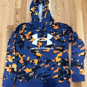 Under Arnour Youth Large Camo Hoodie